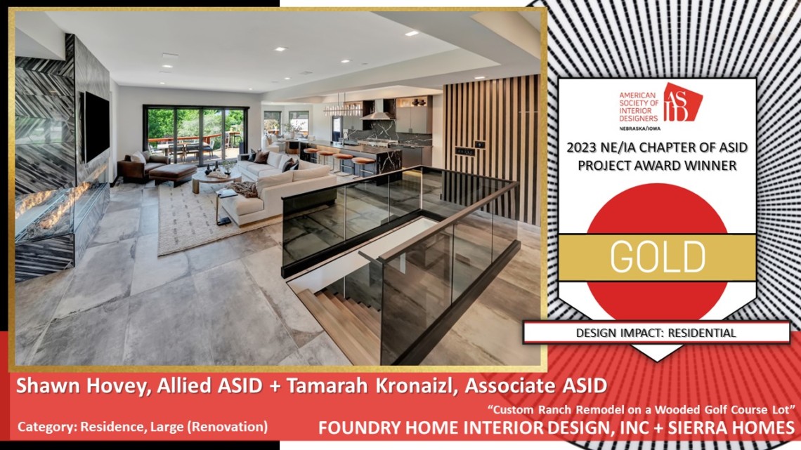 Design Impact: Residential Award - Shawn Hovey, Allied ASID & Tamarah Kronaizl, Associate ASID